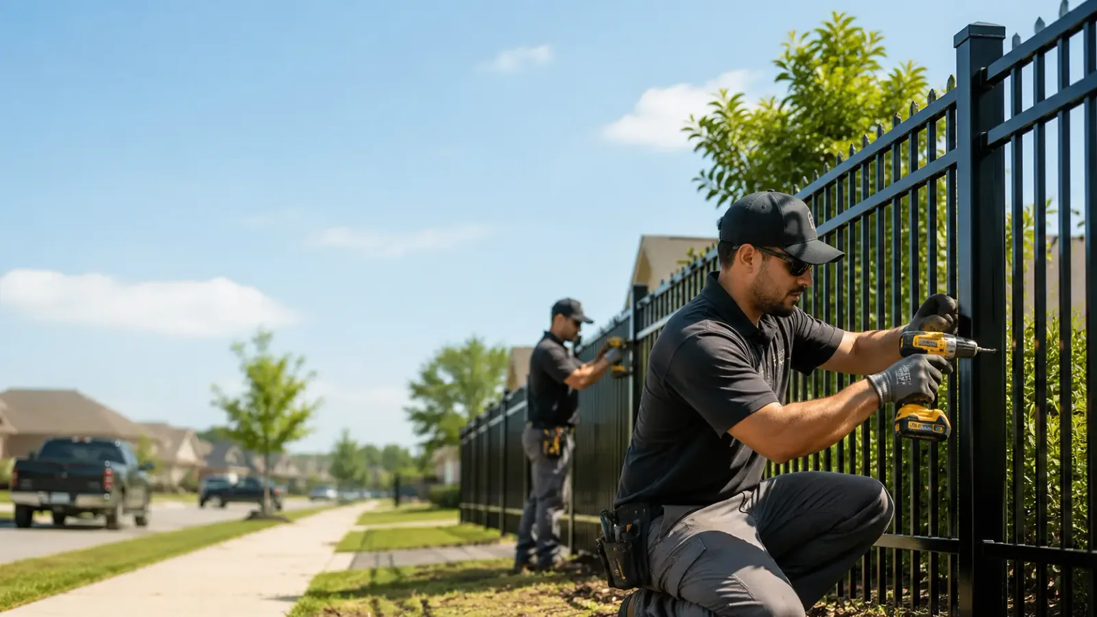 Metal Fence Installation in Williamsburg, MA